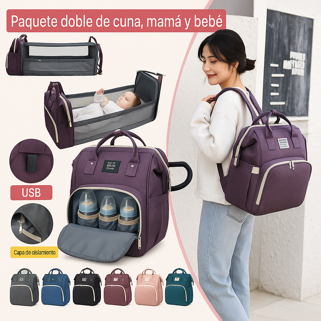 Bolso de paseo para bebe 2 en 1